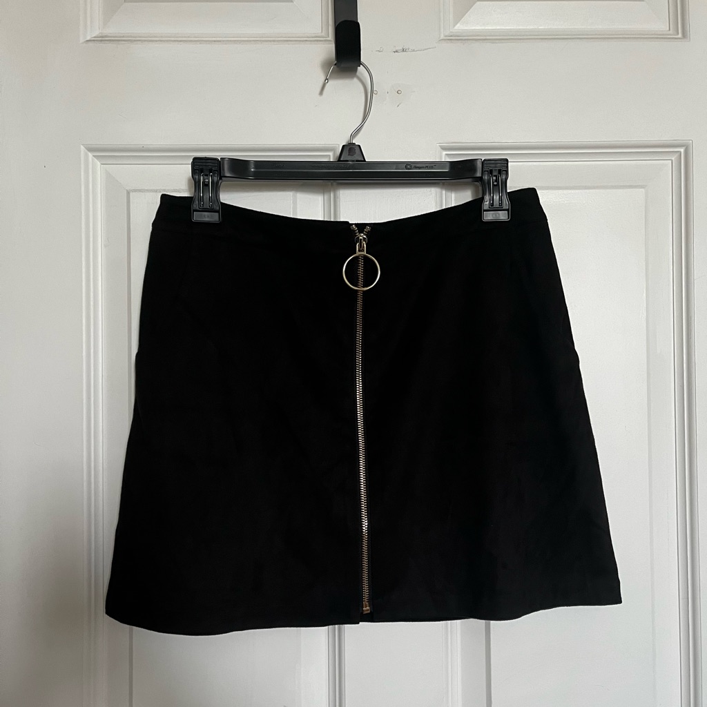 Alexia Ardmor Black Suede Skirt - Nwt - Size 8